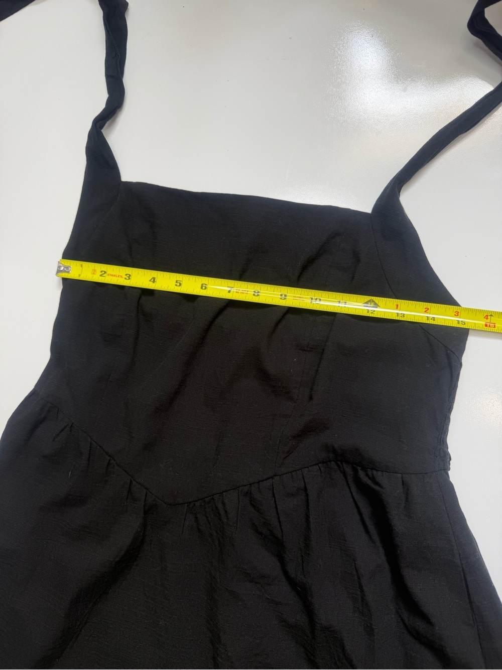 ZESICA Women Black Halter Maxi Dress L Summer Smocked Pockets Lined NWT - Picture 7 of 13